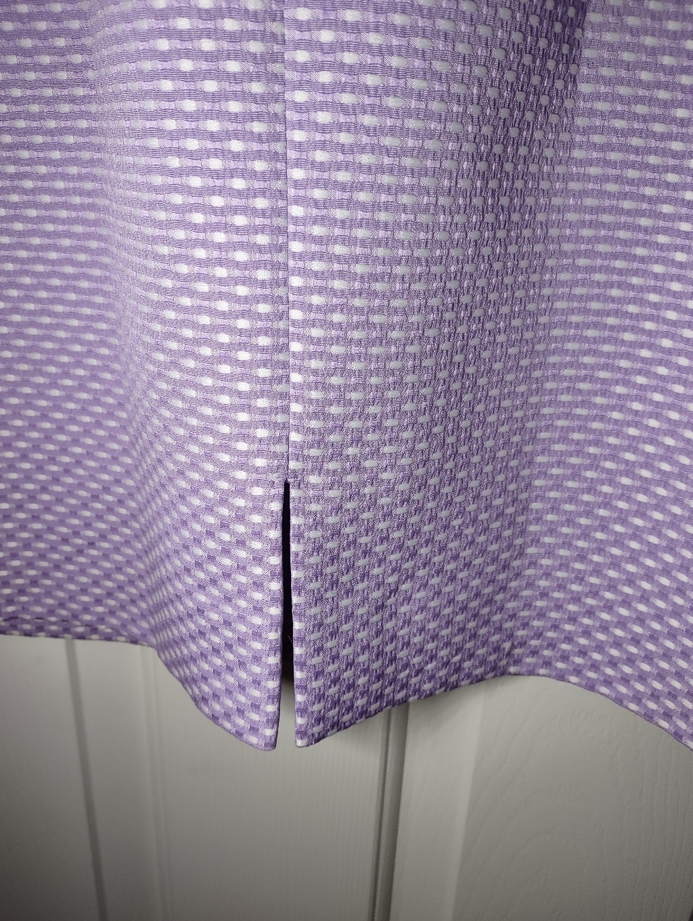Tahari Lavender Textured Vintage Inspired Sleeveless Sheath Dress - Picture 4 of 9